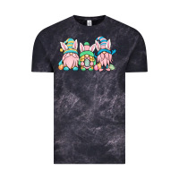 Cloud Black Easter gnomes Vintage Tee - OliviaCreatesArt