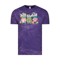Cloud Purple Easter gnomes Vintage Tee - OliviaCreatesArt