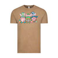 Vintage Coffee Easter gnomes Vintage Tee - OliviaCreatesArt