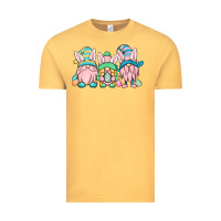Vintage Mustard Easter gnomes Vintage Tee - OliviaCreatesArt