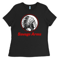 Black Savage Arms Ladies Tee - FloraArt