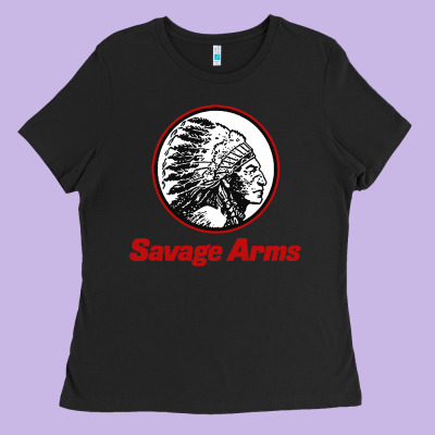 Savage Arms Ladies Tee Designed By Floraart