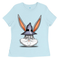Baby Blue bugs bunny Ladies Tee - FloraArt