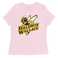 Bubblegum Pink baldwin wallace university yellowjackets Ladies Tee - FloraArt