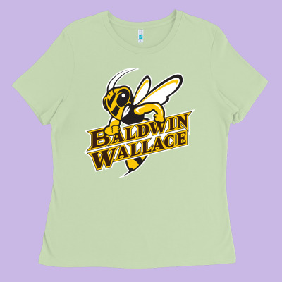 Baldwin Wallace University Yellowjackets Ladies Tee Designed By Floraart