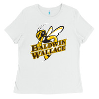 White baldwin wallace university yellowjackets Ladies Tee - FloraArt