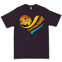 Plum Bus Driver Off Duty Heart Premium Tee - Jasminsmagicworld