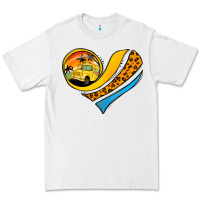 White Bus Driver Off Duty Heart Premium Tee - Jasminsmagicworld