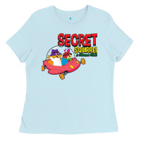 Baby Blue Secret Squirrel  51 Ladies Tee - FloraArt