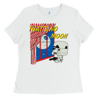 White thats no moon Ladies Tee - FloraArt