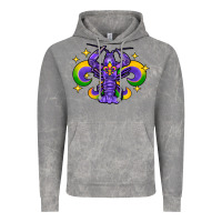 Cloud Rock mardi gras crawfish 2 Vintage Hoodie - FaDigitalArtStudio