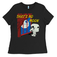 Black thats no moon Ladies Tee - FloraArt