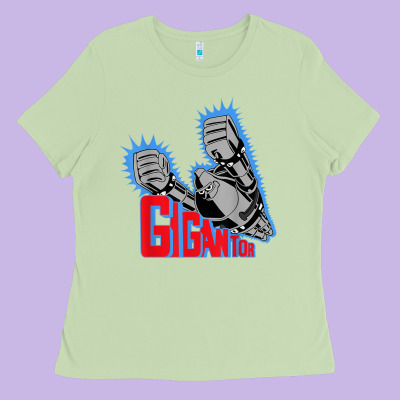Gigantor Essentia Ladies Tee Designed By Floraart