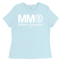 Baby Blue mm6 maison margiela Ladies Tee - FloraArt