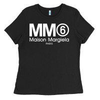 Black mm6 maison margiela Ladies Tee - FloraArt