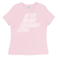 Bubblegum Pink Better Oblivion Community Center Ladies Tee - FloraArt