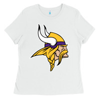White Team Of Minnesota American Football Ladies Tee - FloraArt