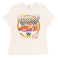 Bone cars lightning mcqueen Ladies Tee - FloraArt