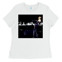 White roxy poster Ladies Tee - FloraArt
