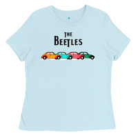 Baby Blue beetles Ladies Tee - FloraArt