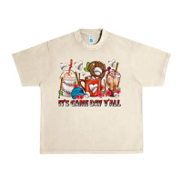 Sandshell It's Game Day Y'all Baseball Coffee Cups Urban Heavy Tee - FaDigitalArtStudio