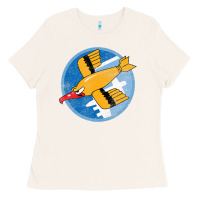 Bone Ww2 91St Bomb Squadron Flying Fortress Soaring Bird Patch Ladies Tee - FloraArt