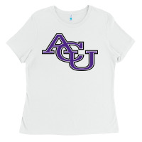 White ACU ABILENE CHRISTIAN UNIVERSITY Ladies Tee - FloraArt