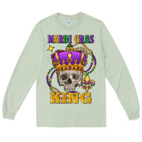 Matcha skull mardi gras king Long Sleeve Tee - FaDigitalArtStudio