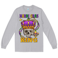 Moon Dust skull mardi gras king Long Sleeve Tee - FaDigitalArtStudio
