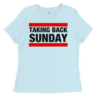 Baby Blue TAKING BACK SUNDAY Ladies Tee - FloraArt