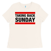 Bone TAKING BACK SUNDAY Ladies Tee - FloraArt