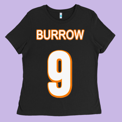 Burrow Jersey Ladies Tee Designed By Floraart