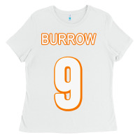 White Burrow Jersey Ladies Tee - FloraArt