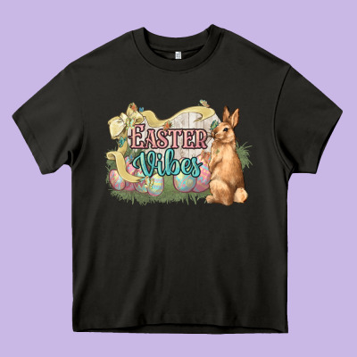 Easter Vibes Easter Day Heavy Core Tee Designed By Howdyjamesfarm