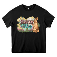 Black Easter vibes Easter Day Heavy Core Tee - HowdyJamesFarm
