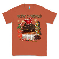Copper merry christmas cupcake chocolate Classic Tee - CowGirlArtShop