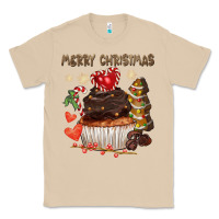 Mushroom merry christmas cupcake chocolate Classic Tee - CowGirlArtShop