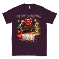 Plum merry christmas cupcake chocolate Classic Tee - CowGirlArtShop