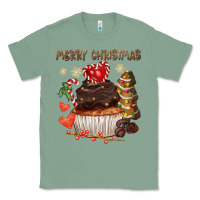 Sage merry christmas cupcake chocolate Classic Tee - CowGirlArtShop
