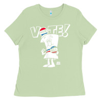 Matcha schoolhouse rock vote with bill with white type t shirt Ladies Tee - FloraArt