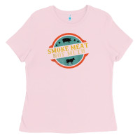 Smoke Meat Not Meth Funny Bbq Grill Lover Meat Lover Retro Ladies Tee | Teevron