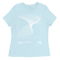 Baby Blue Cabaret Voltaire Minimal Style Graphic Artwork Design gift Ladies Tee - FloraArt