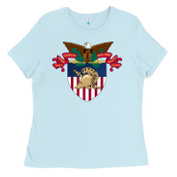 Baby Blue United States, Military Academy Ladies Tee - FloraArt