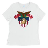 White United States, Military Academy Ladies Tee - FloraArt