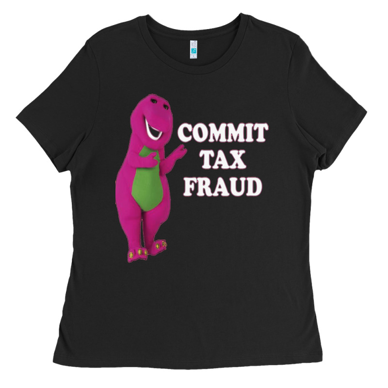 Commit Tax Fraud Essential Ladies Tee by FloraArt | Teevron