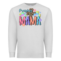 Dove Grey praying mama Premium Sweatshirt - JahusDesignShop