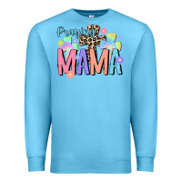 Ocean Blue praying mama Premium Sweatshirt - JahusDesignShop