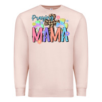 Pale Pink praying mama Premium Sweatshirt - JahusDesignShop