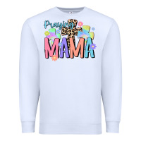 White praying mama Premium Sweatshirt - JahusDesignShop