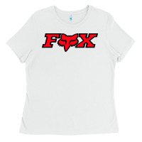 White fox Ladies Tee - FloraArt